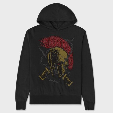 Spartan Warrior 1, Hanorac Oversize Barbati (Unisex)