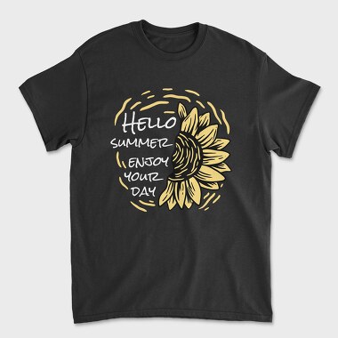 Sunflower Breeze, Tricou Barbati (Unisex)