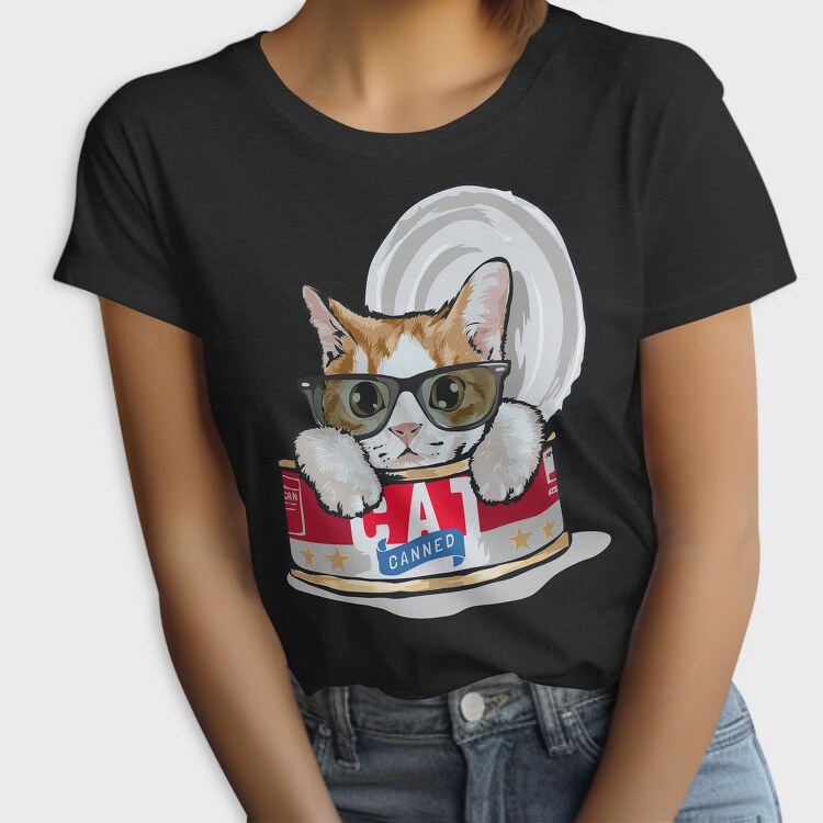 Canned Cat Cool, Tricou Femei