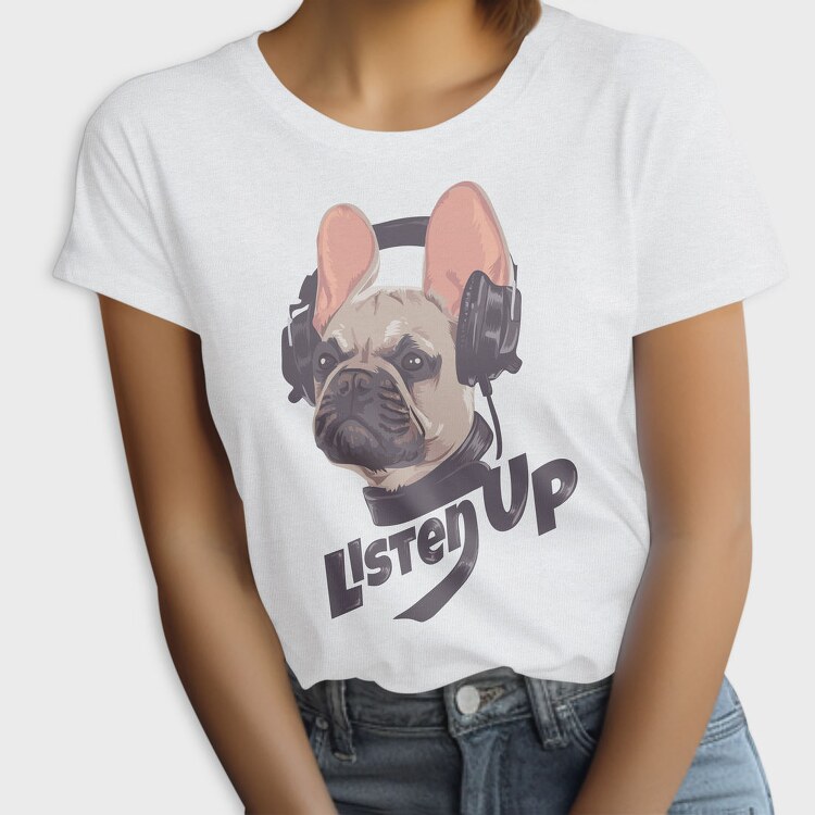 Frenchie Tunes Up, Tricou Femei