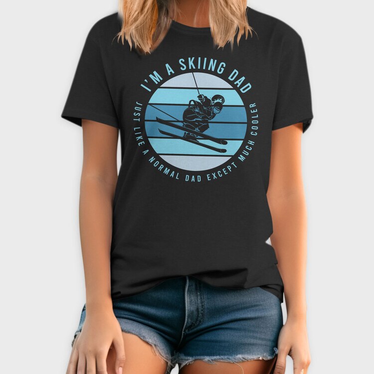 Ski Dad Cooler, Tricou Barbati (Unisex)