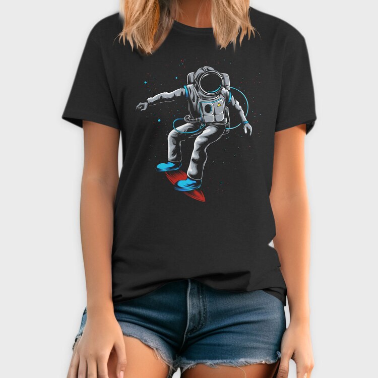 Space Surfer, Tricou Barbati (Unisex)