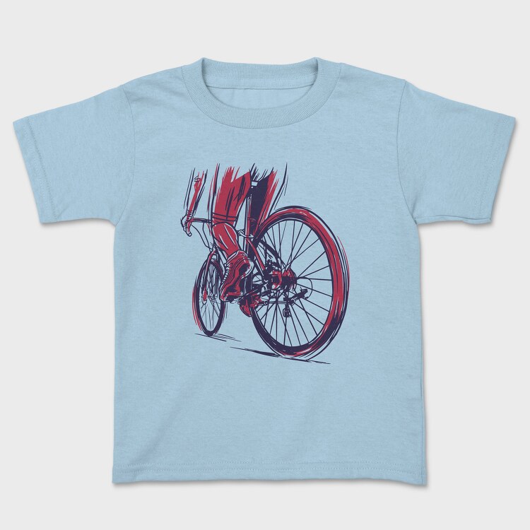 Muscular Cyclist, Tricou Copii