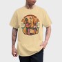 Golden Retriever, Tricou Barbati (Unisex)