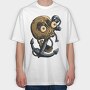 Skull Anchor, Tricou Oversize Barbati (Unisex)