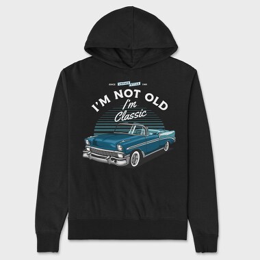 1956 chevy bel air convertible 2, Hanorac Oversize Barbati (Unisex)