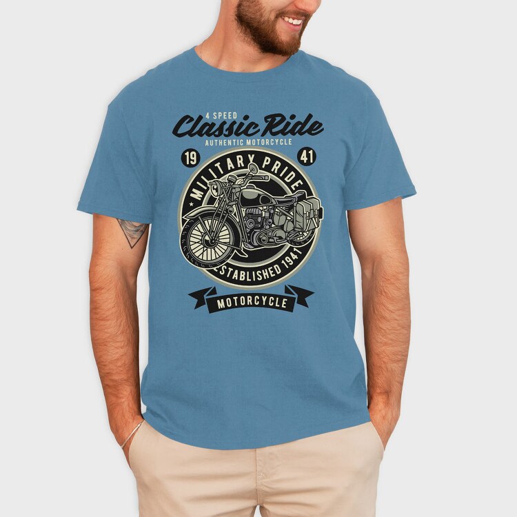 Classic Military Pride, Tricou Barbati (Unisex)