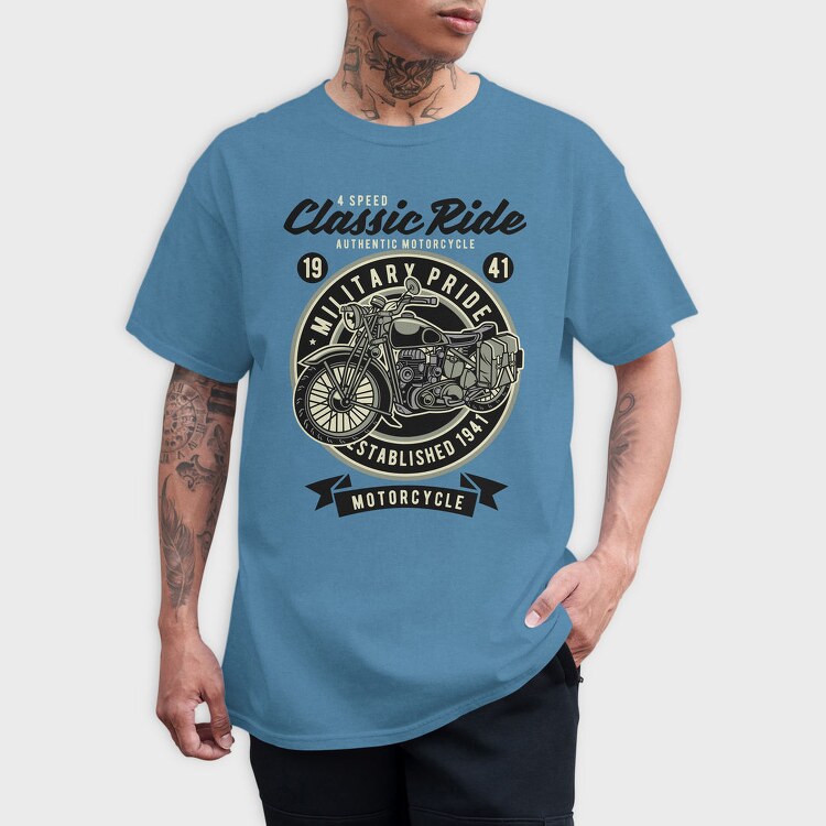 Classic Military Pride, Tricou Barbati (Unisex)