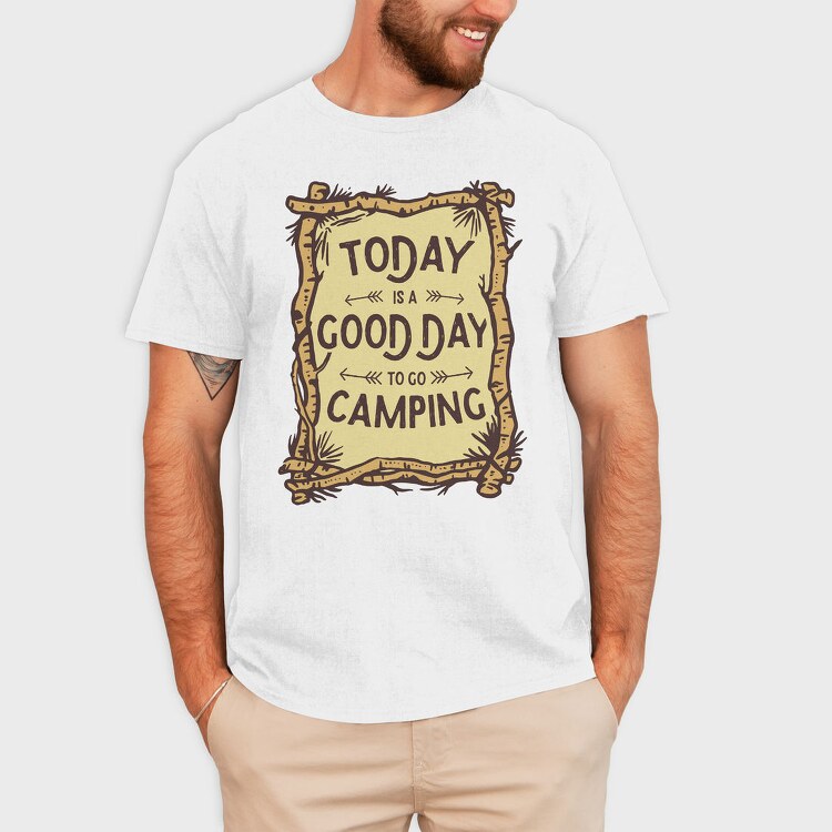 Good Day Camping, Tricou Barbati (Unisex)