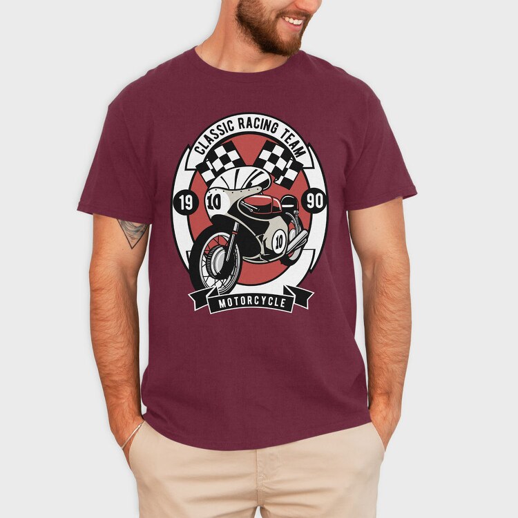 Classic Racing Team, Tricou Barbati (Unisex)