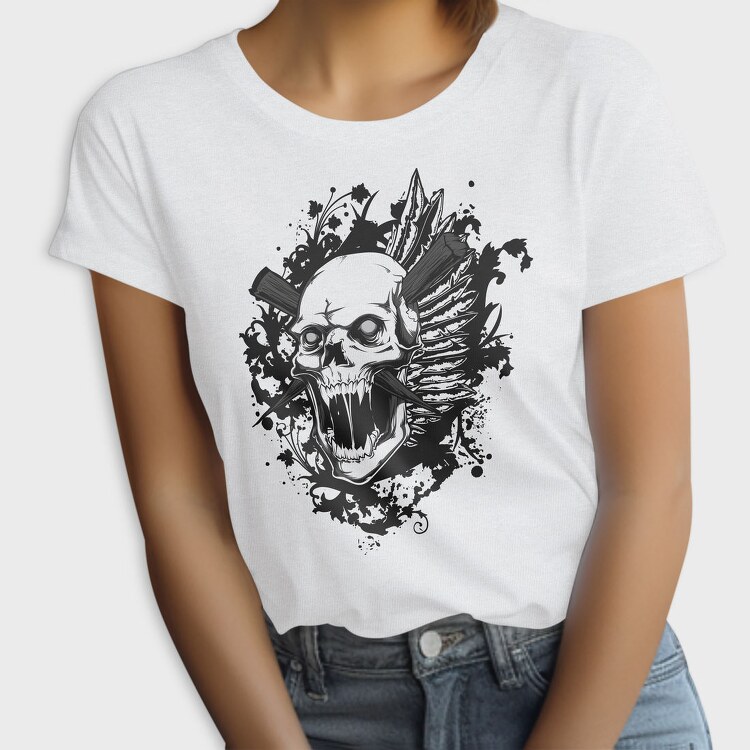 Skull Crown Roar, Tricou Femei