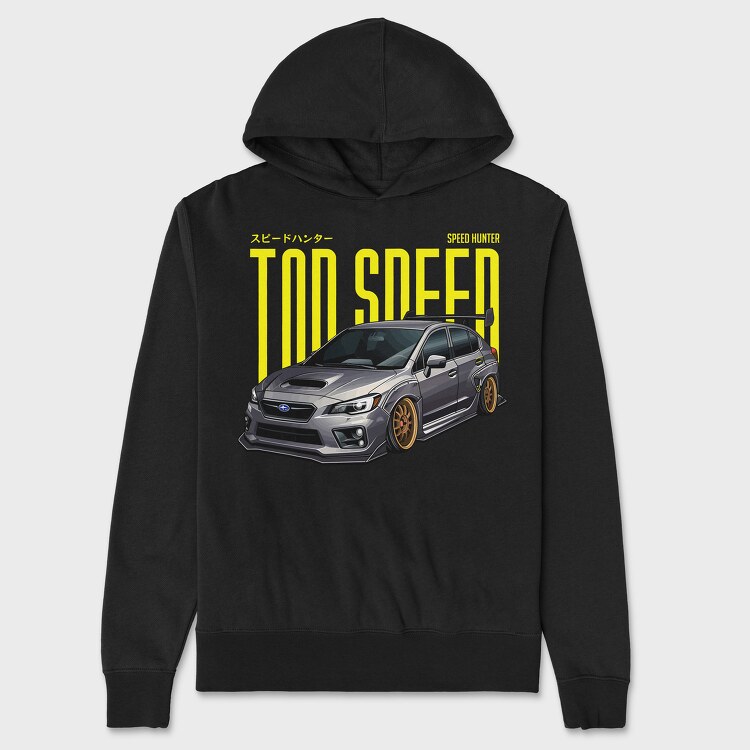 Top Speed Subaru, Hanorac Oversize Barbati (Unisex)