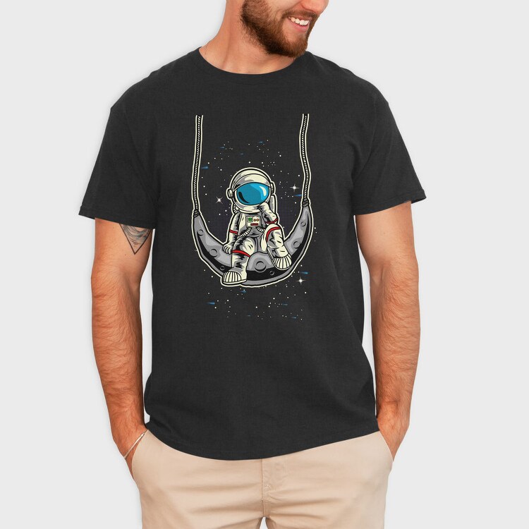 Astronaut Swing, Tricou Barbati (Unisex)