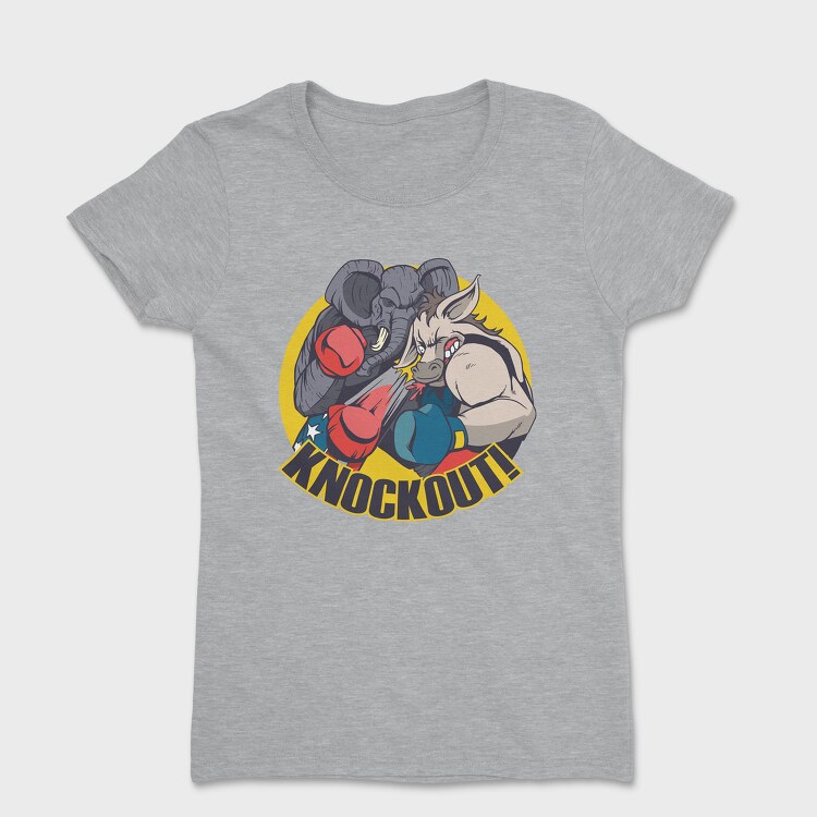 Tricou Femei, Elephant Donkey Knockout