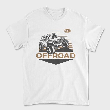 Off Road Jeep 0, Tricou Barbati (Unisex)