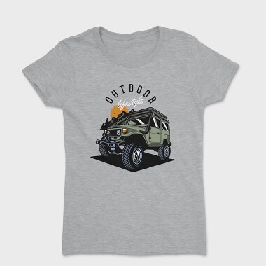 Outdoor Adventure Jeep Offroad, Tricou Femei