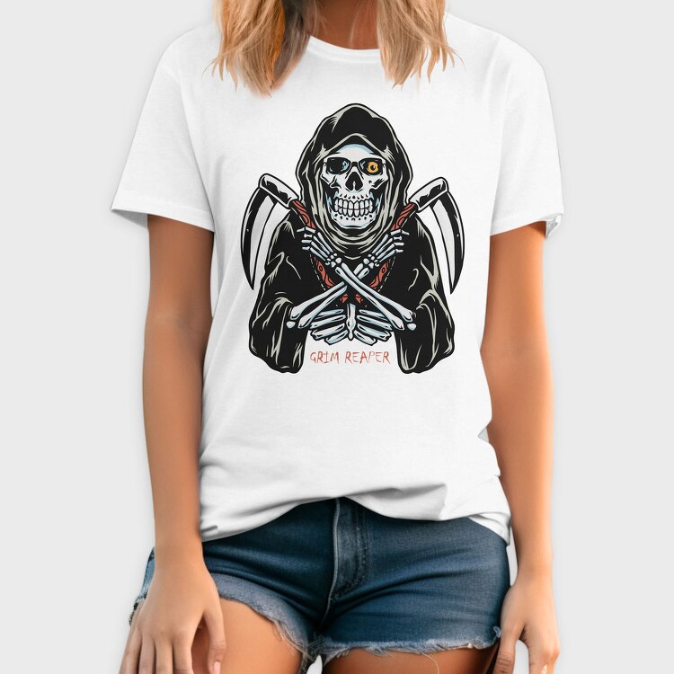 Grim Reaper Strike 1, Tricou Barbati (Unisex)