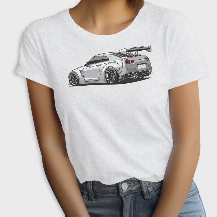 Skyline Gtr Grey Racing, Tricou Femei