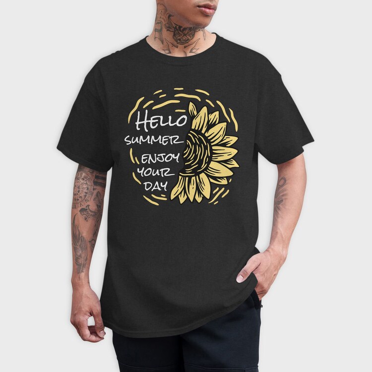 Sunflower Breeze, Tricou Barbati (Unisex)