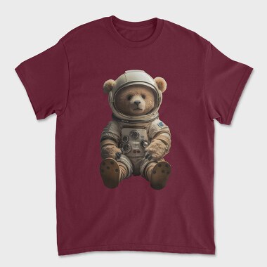 Tricou Barbati (Unisex), Astronaut Teddy