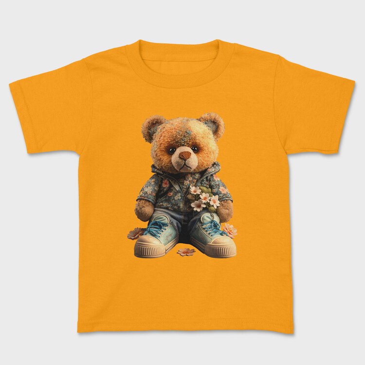 Floral Teddy, Tricou Copii