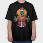 Santa Skull Horror, Tricou Oversize Barbati (Unisex)