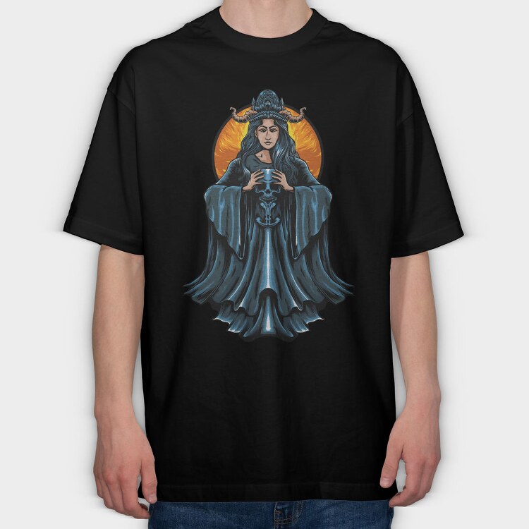 Dark Queens Cloak, Tricou Oversize Barbati (Unisex)