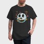 Santa Skull, Tricou Barbati (Unisex)