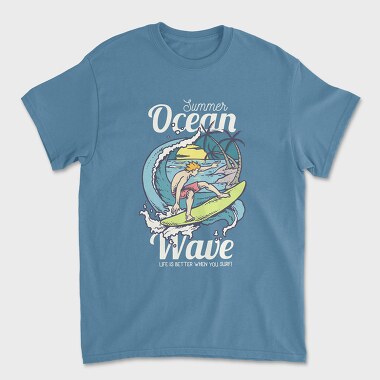 Beach Surfing, Tricou Barbati (Unisex)