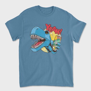 Tricou Barbati (Unisex), Drunk Dino Yeah