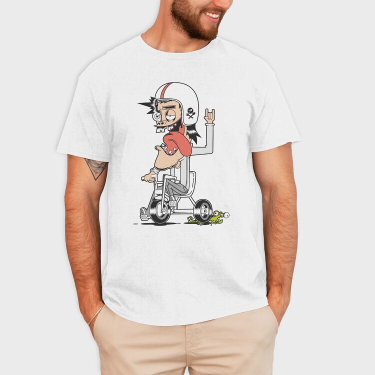 Skull Rider 1, Tricou Barbati (Unisex)