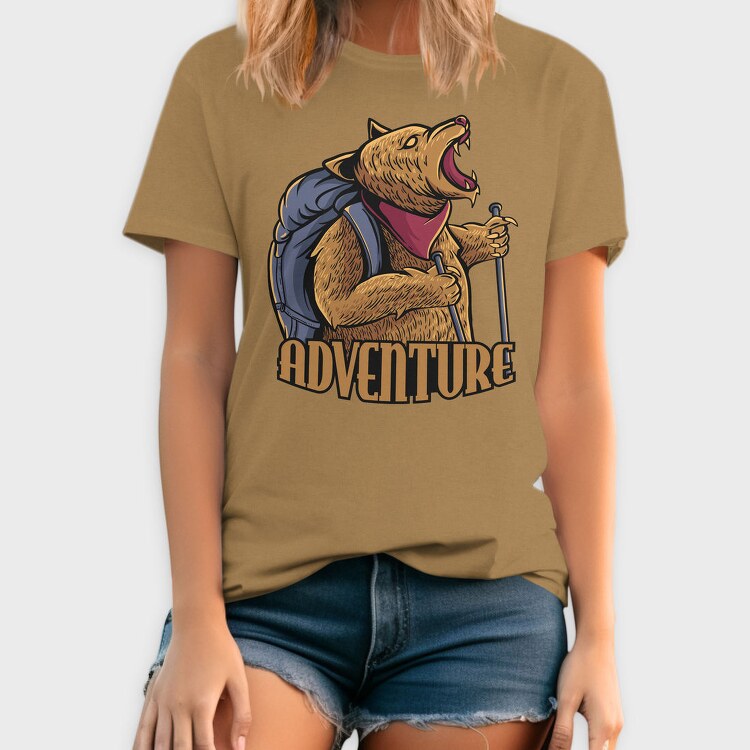Bear Adventure Hike, Tricou Barbati (Unisex)