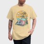 Beach Camping, Tricou Barbati (Unisex)