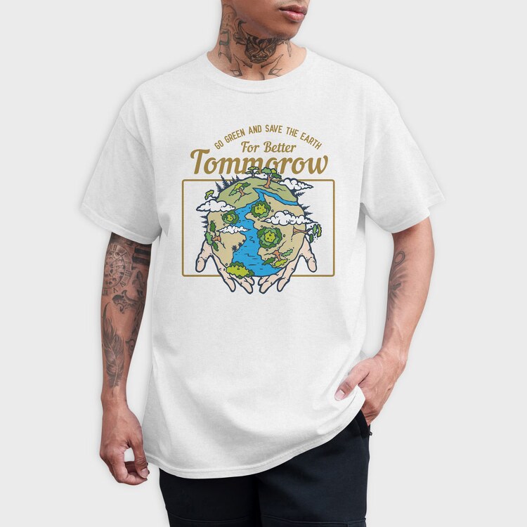 Earth, Tricou Barbati (Unisex)