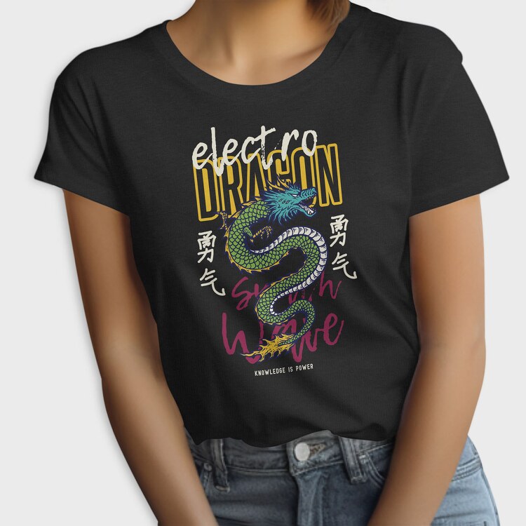 Electro Dragon Tattoo, Tricou Femei