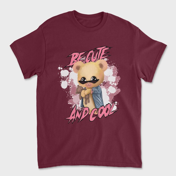 Be Cute and Cool Bear, Tricou Barbati (Unisex)