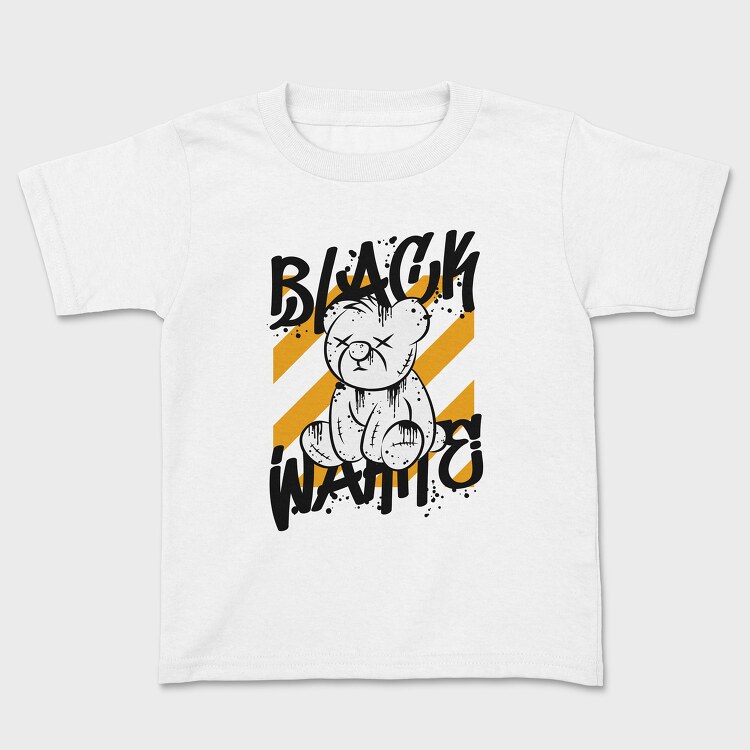 Black Wahite Bear, Tricou Copii