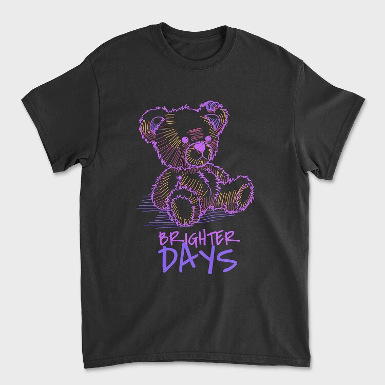 Brighter Days Bear, Tricou Barbati (Unisex)