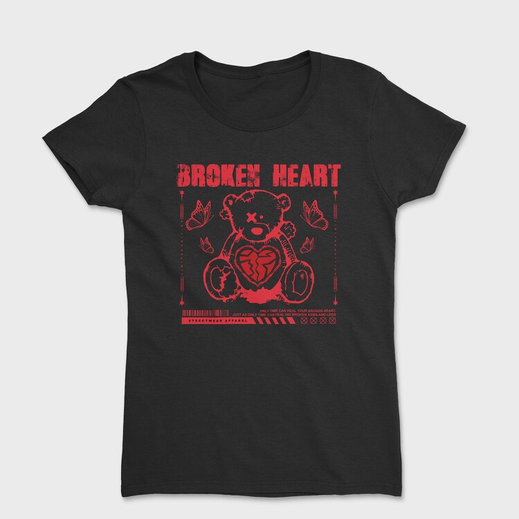 Broken Heart Bear, Tricou Femei