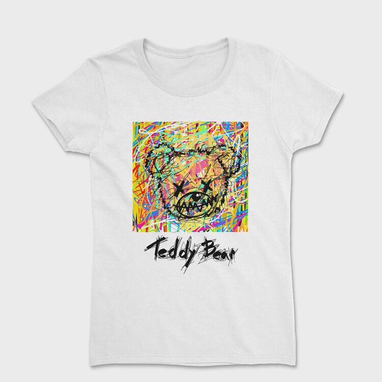 Colorful Teddy Bear, Tricou Femei