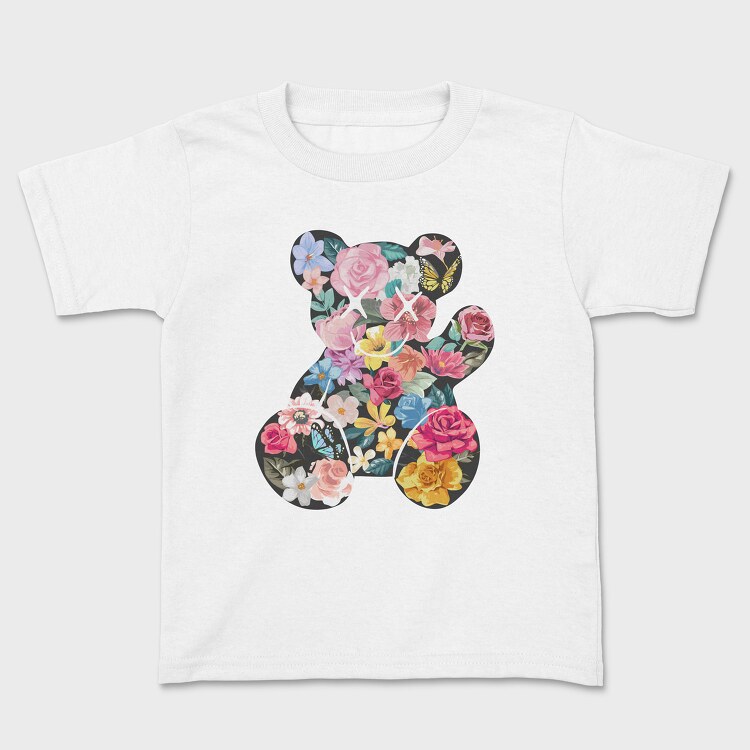 Flowers Teddy Bear, Tricou Copii