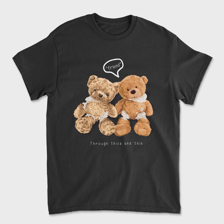 Friend Bear, Tricou Barbati (Unisex)