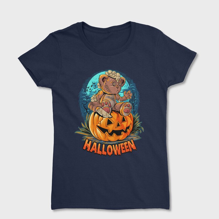 Halloween Teddy Bear, Tricou Femei