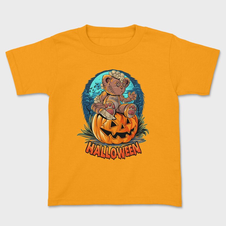 Tricou Copii, Halloween Teddy Bear