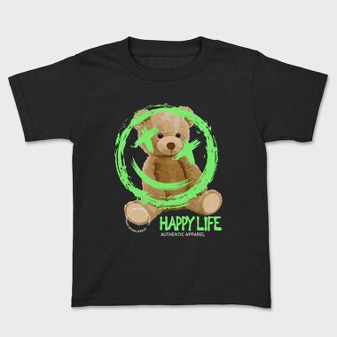 Happy Life Bear, Tricou Copii