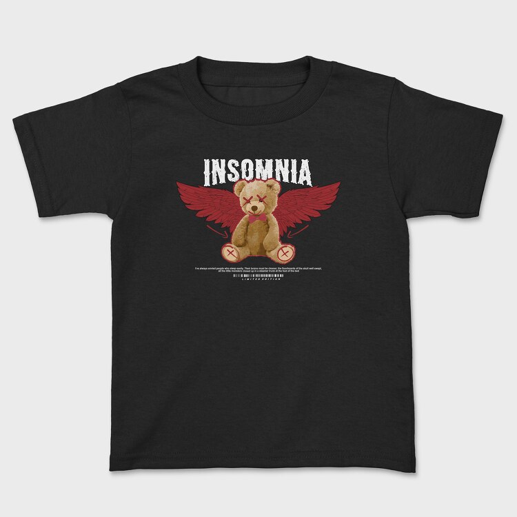 Insomnia Bear, Tricou Copii