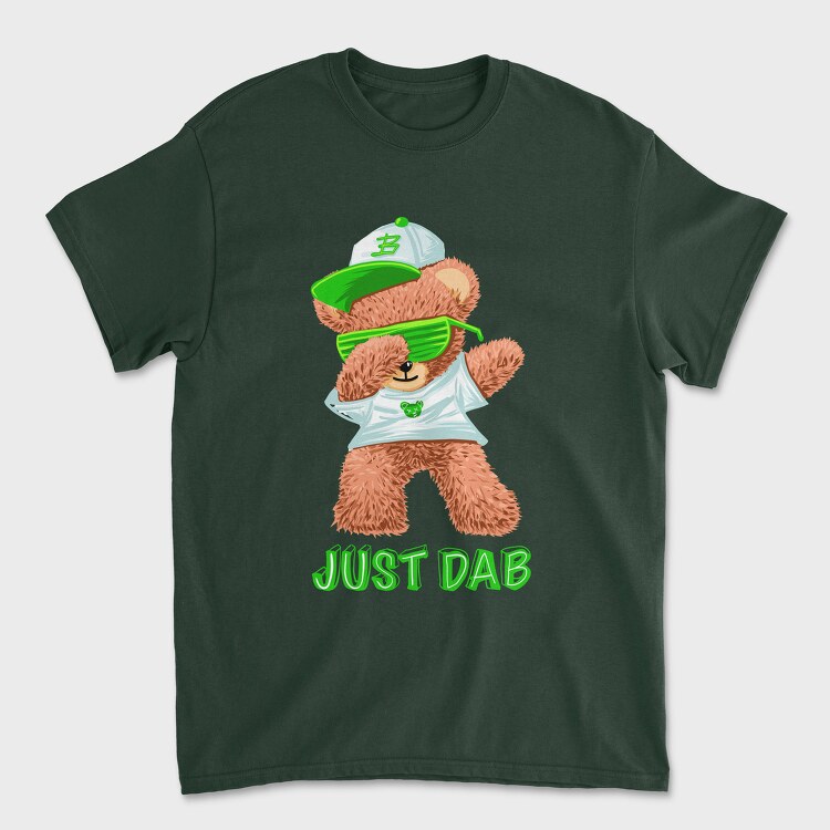 Just Dab Bear, Tricou Barbati (Unisex)