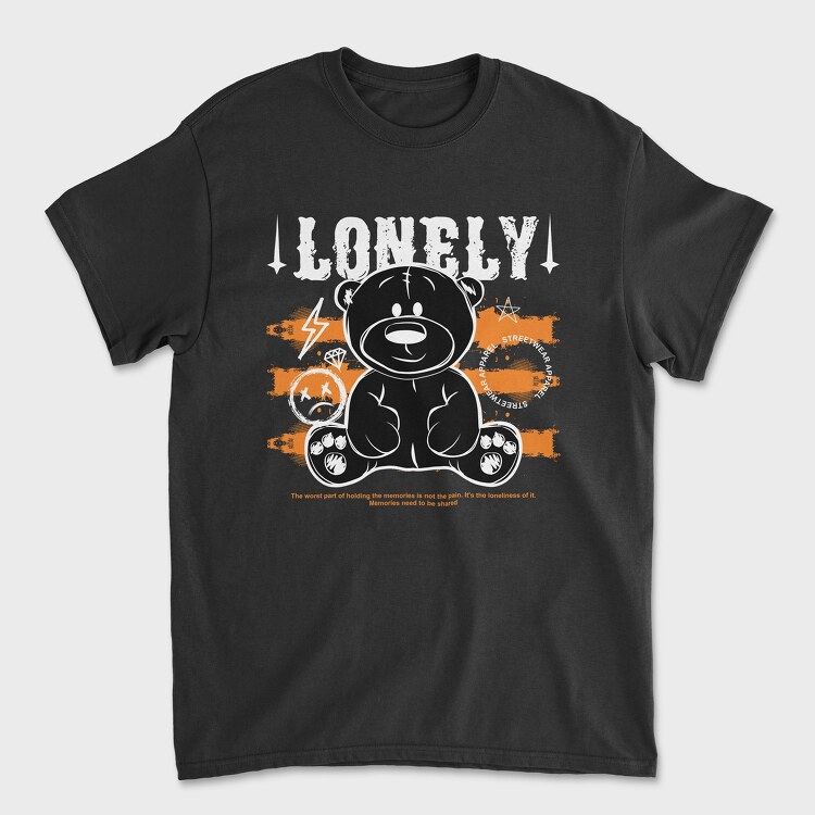 Lonely Teddy Bear, Tricou Barbati (Unisex)