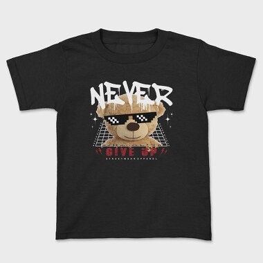 Never Give Up Bear, Tricou Copii