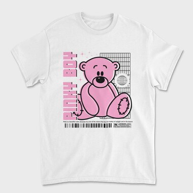 Pinky Boy Bear, Tricou Barbati (Unisex)